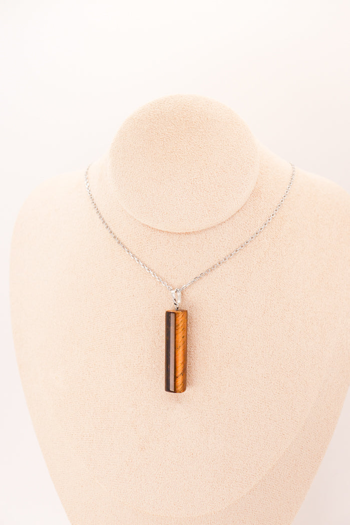 Tiger Eye Pillar Pendant-2