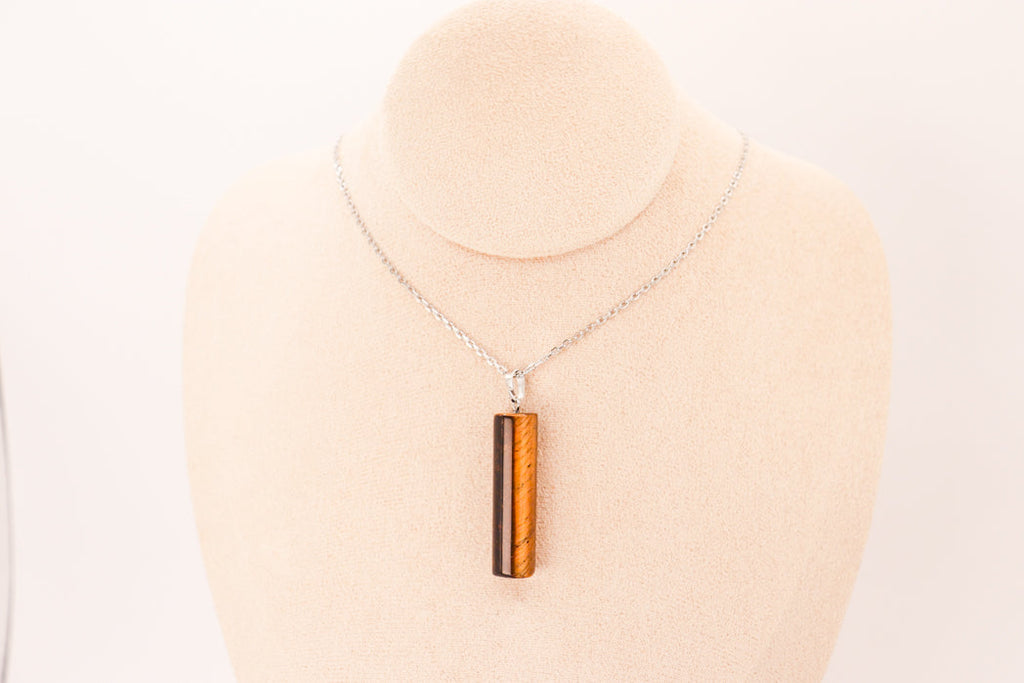 Tiger Eye Pillar Pendant-1