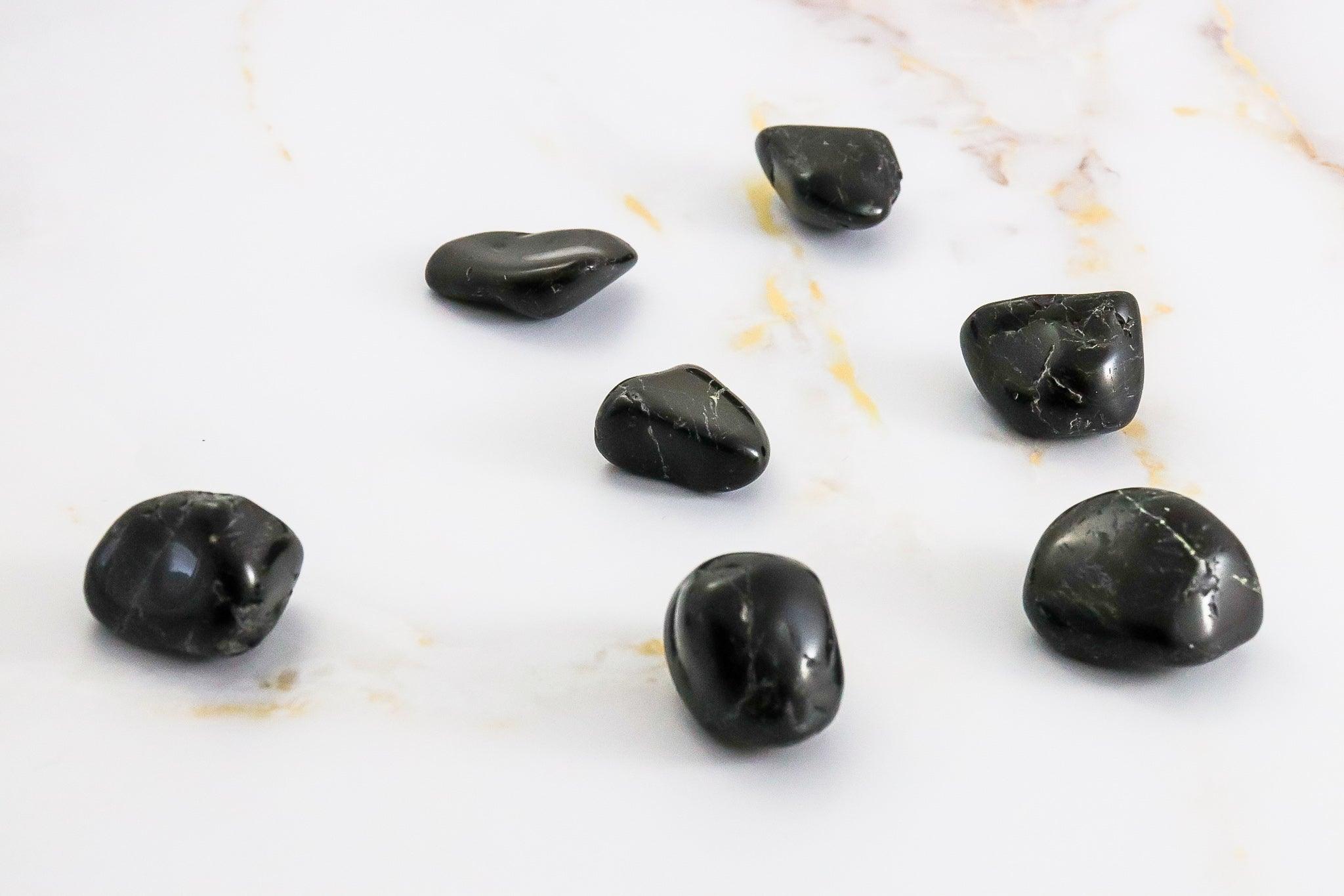 Black Tourmaline Rolled Stone-1