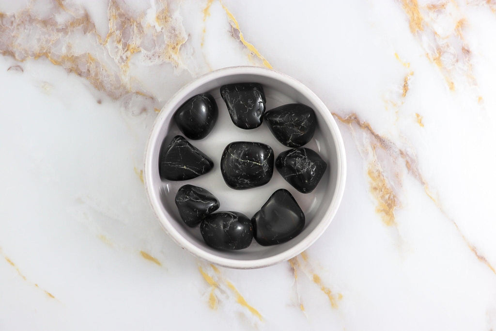 Black Tourmaline Rolled Stone-2