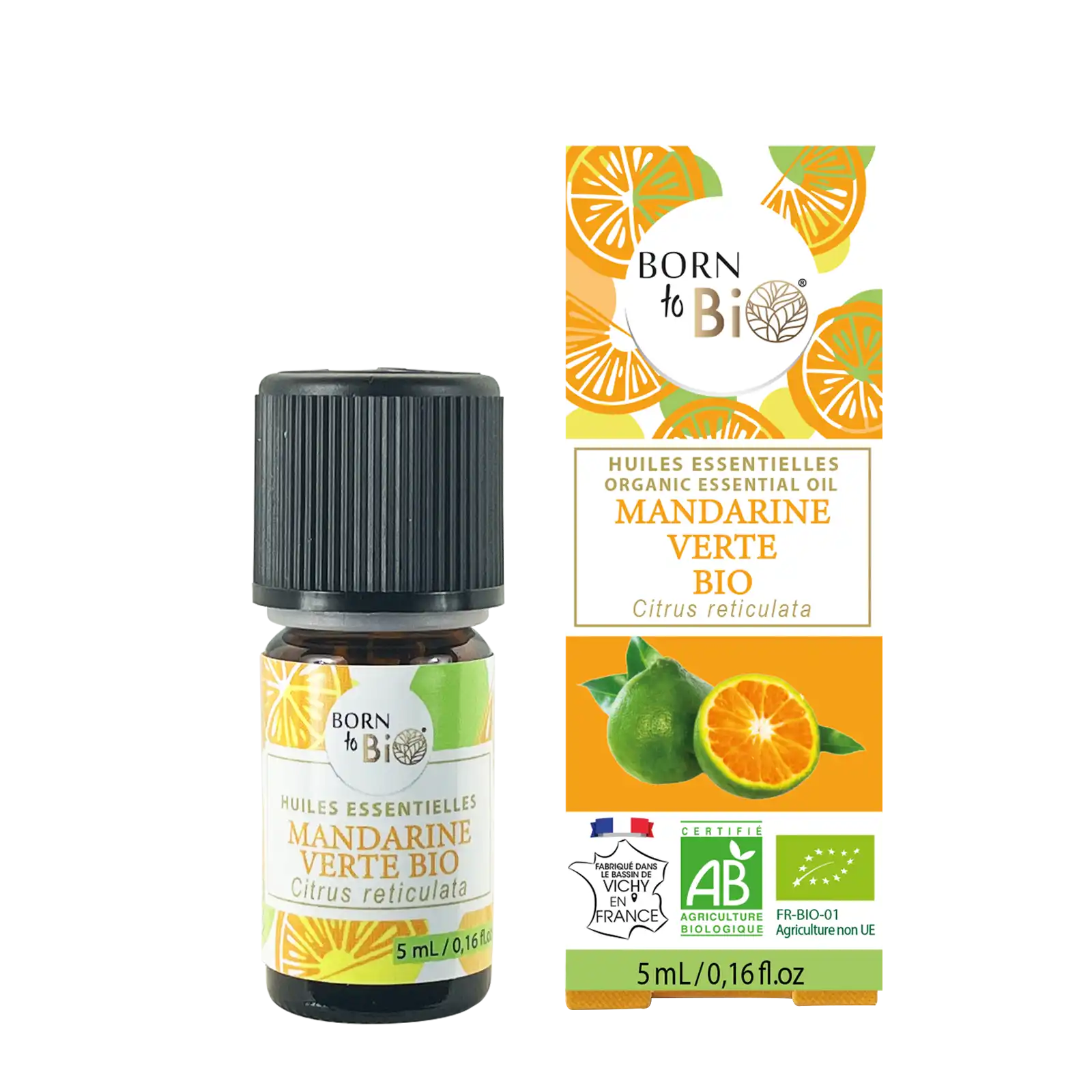 Huile essentielle Mandarine verte Certifiée Bio-0